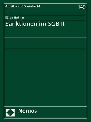 cover image of Sanktionen im SGB II